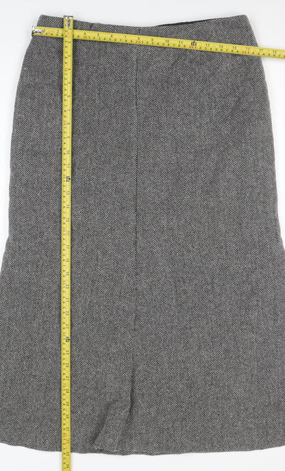 Womens UK Size 14 Marks and Spencer Straight & Pencil Tweed Skirt
