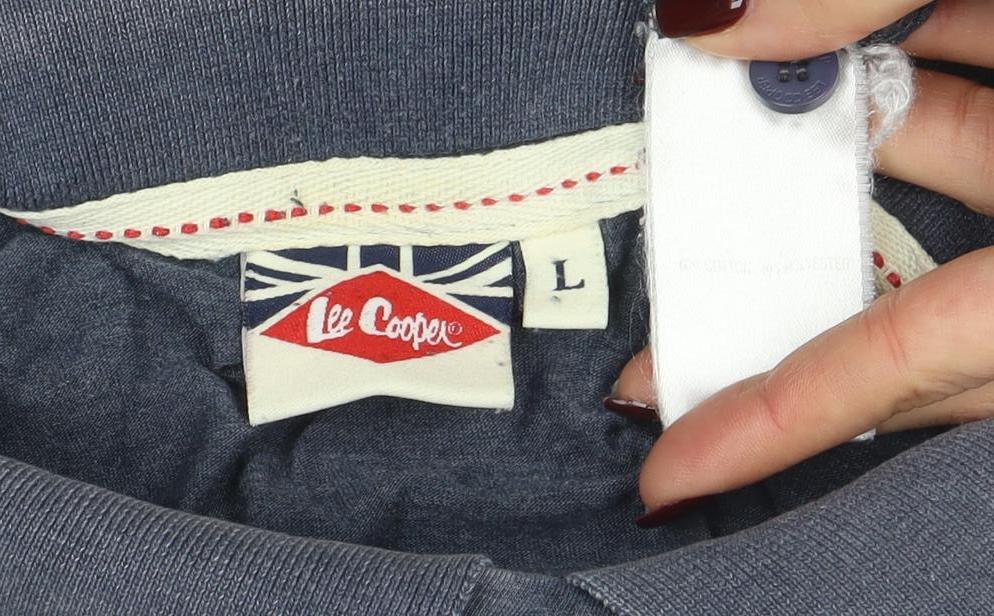 Mens UK Size L Lee Cooper Cotton Polo Shirt