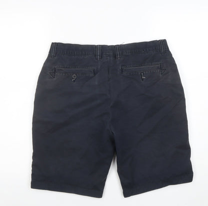 Jack Wills Men's Blue 32W Chino Shorts Cotton Casual