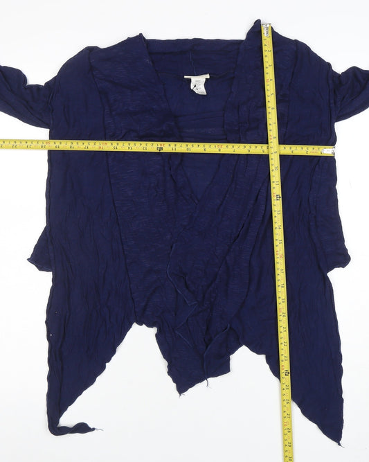 Womens UK Size L Perseption Concept Blue Cardigan Jumper