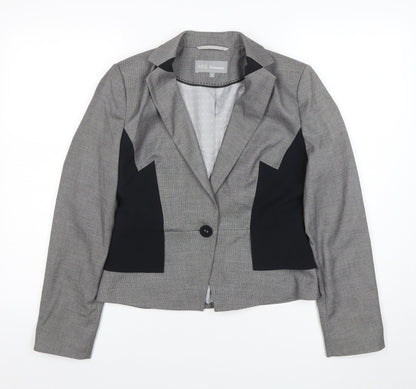 Womens UK Size 10 Marks and Spencer Regular Grey Blazer