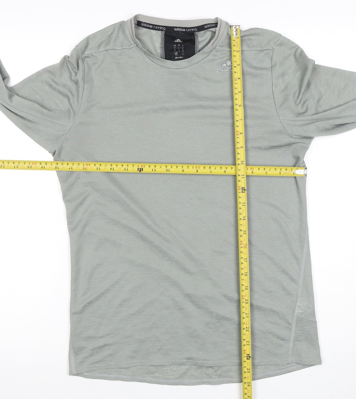 Mens UK Size S adidas Grey Running & JoggingGym & TrainingFitness T-Shirt