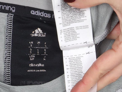 Mens UK Size S adidas Grey Running & JoggingGym & TrainingFitness T-Shirt