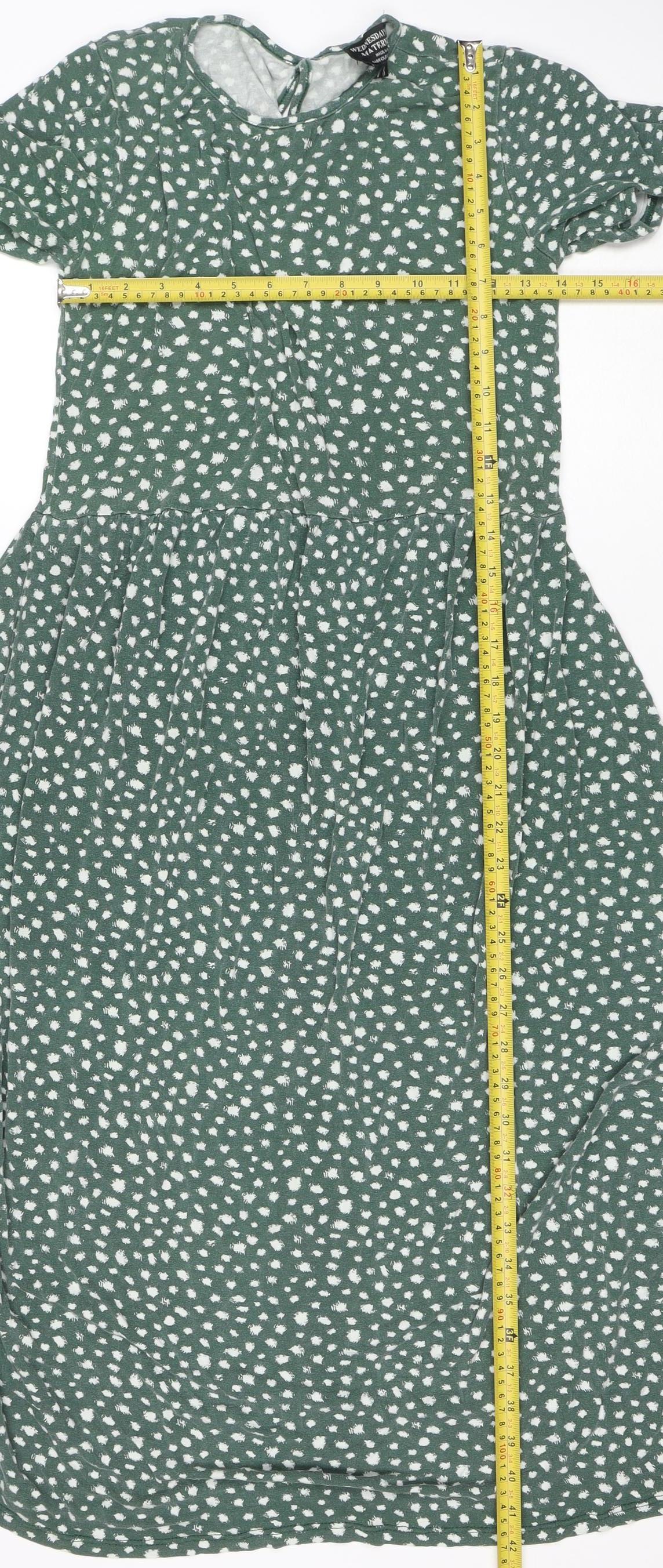 Womens UK Size 8 Wednesday's Girl A-Line Dress