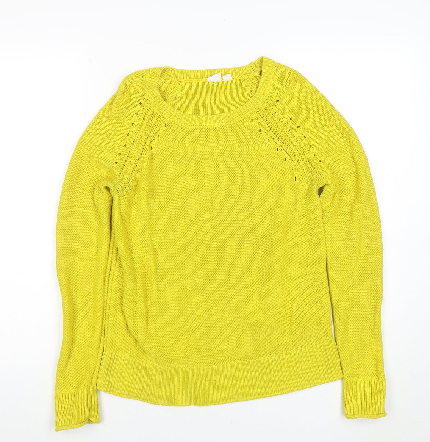 Womens UK Size S Gap Yellow Pullover Jumper