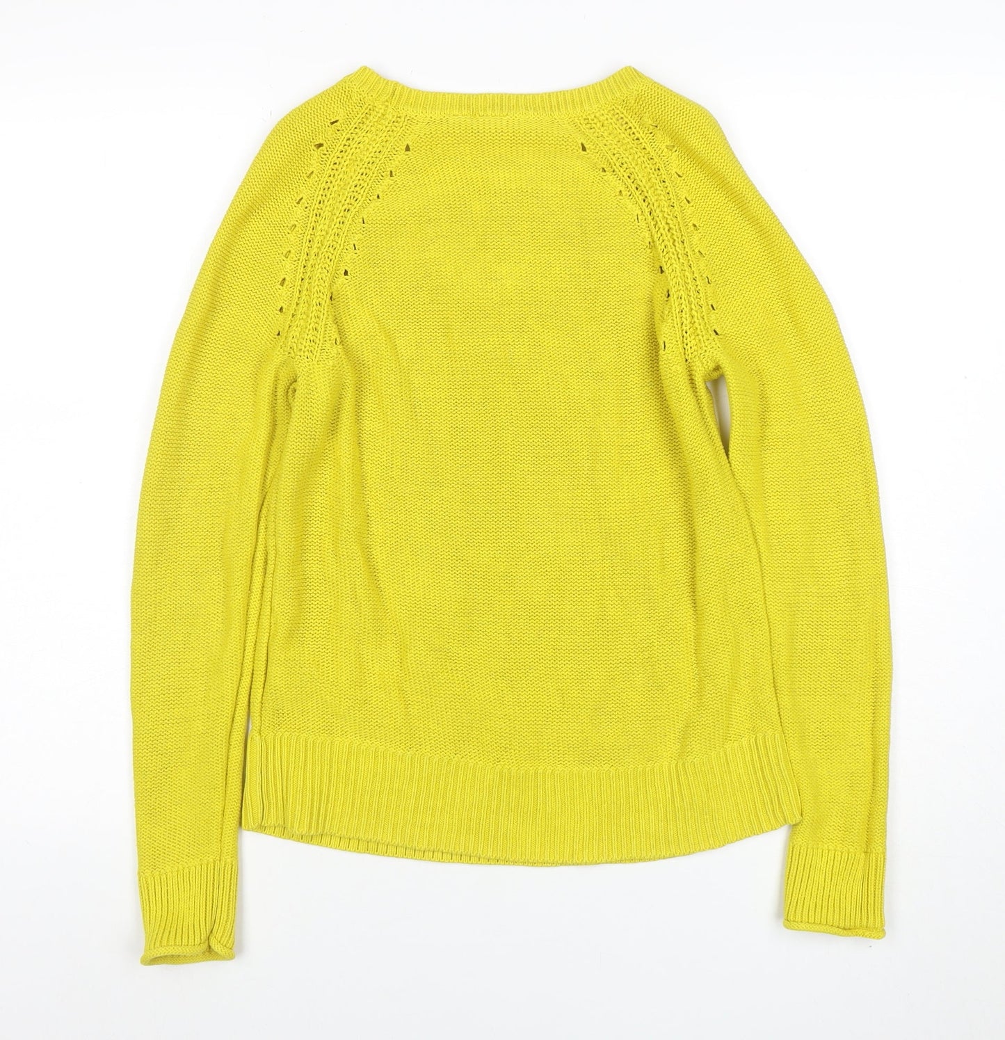 Womens UK Size S Gap Yellow Pullover Jumper