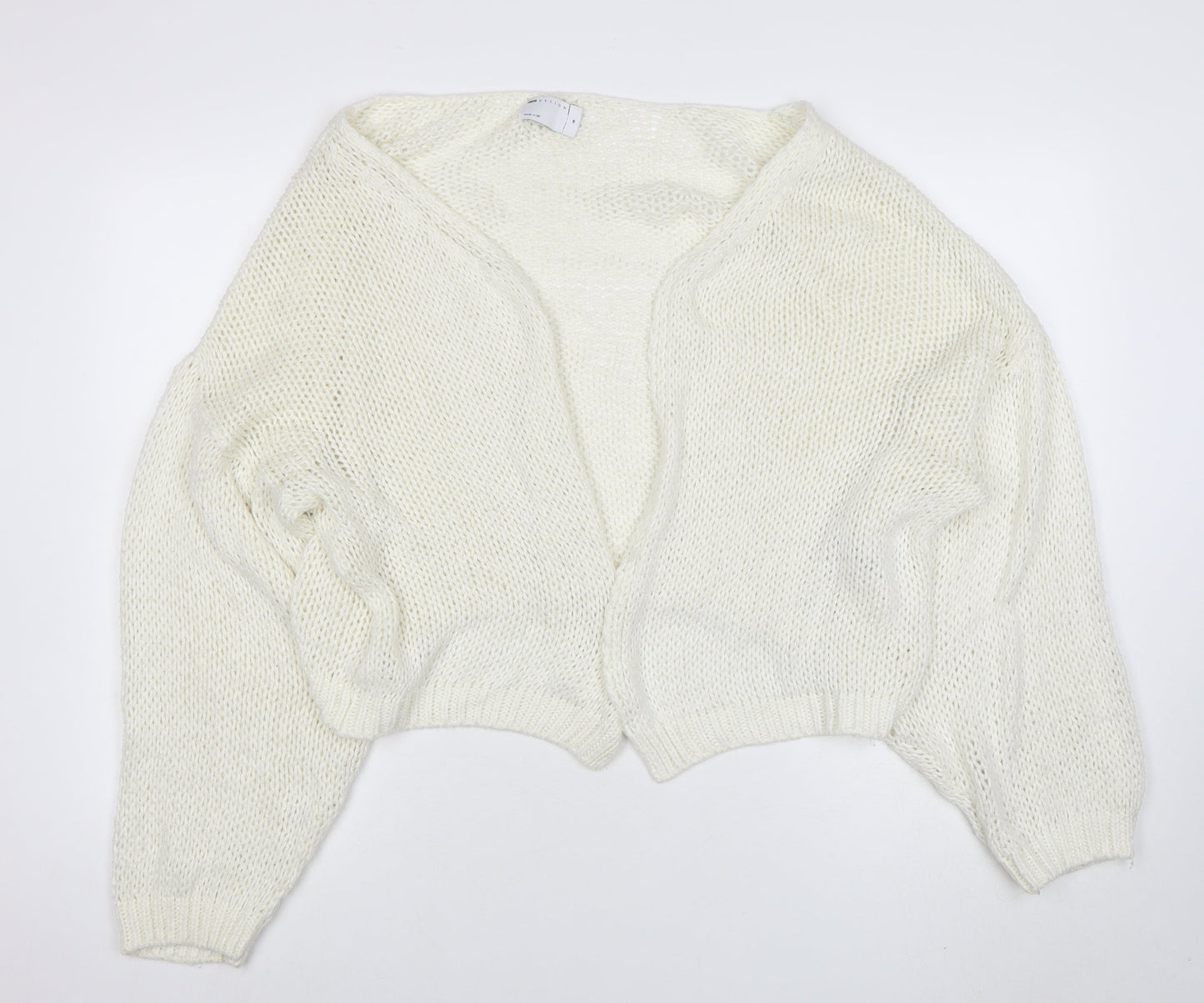 Womens UK Size 12 ASOS Ivory Cardigan Jumper