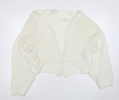 Womens UK Size 12 ASOS Ivory Cardigan Jumper