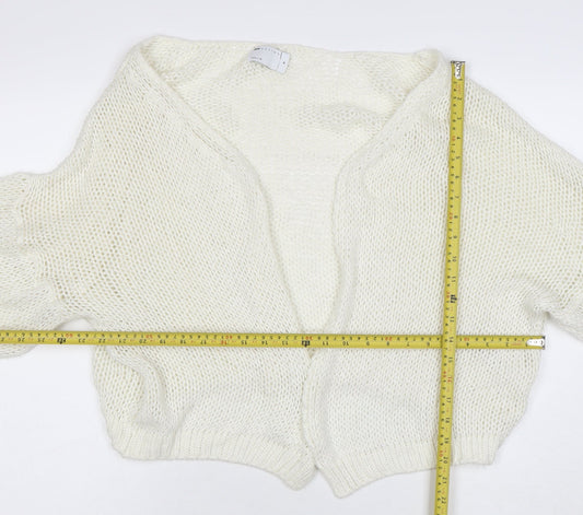 Womens UK Size 12 ASOS Ivory Cardigan Jumper