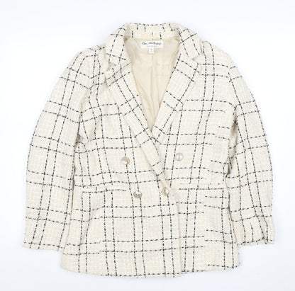 Womens UK Size M Miss Selfridge Regular Beige Blazer