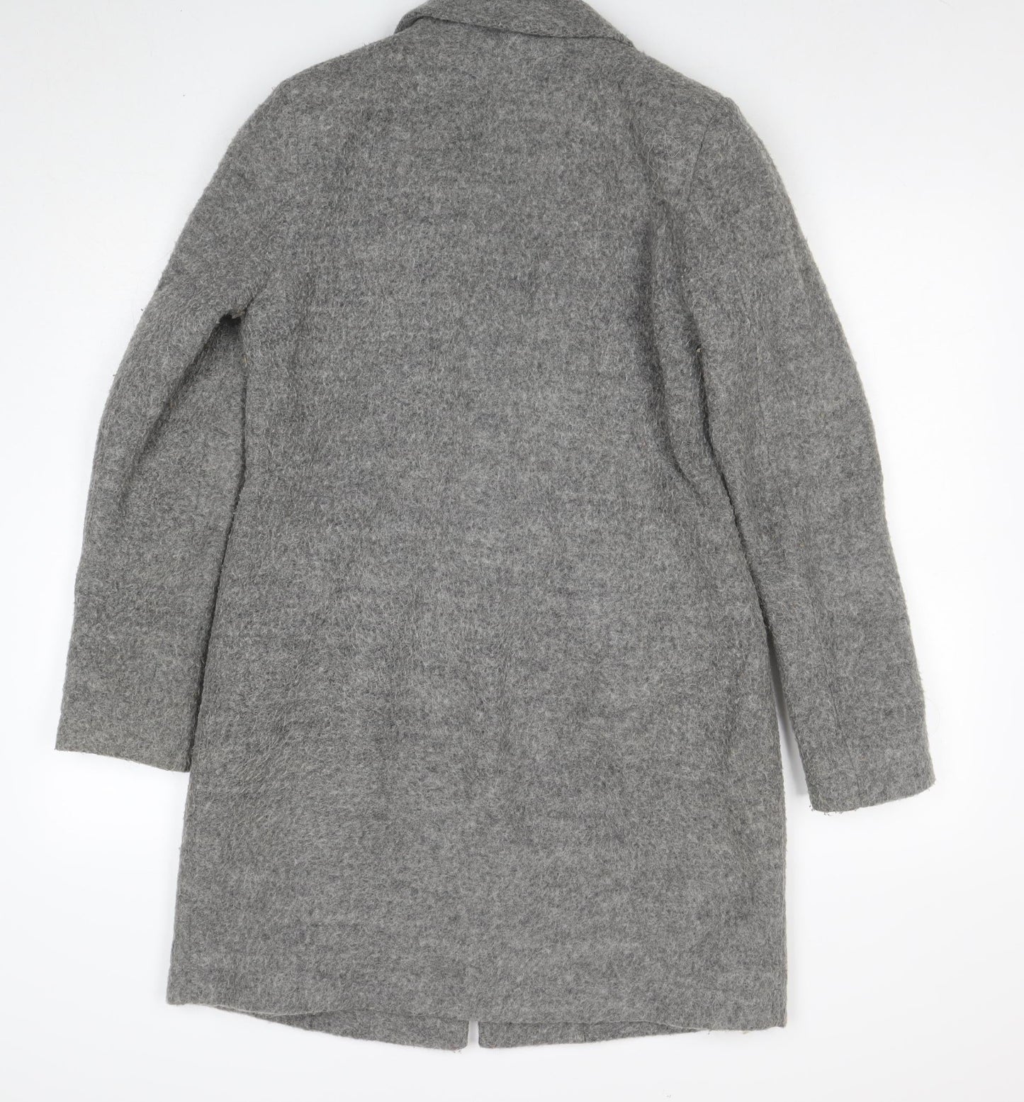 Womens UK Size S Silver Creek Grey Overcoat