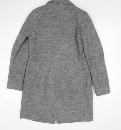 Womens UK Size S Silver Creek Grey Overcoat