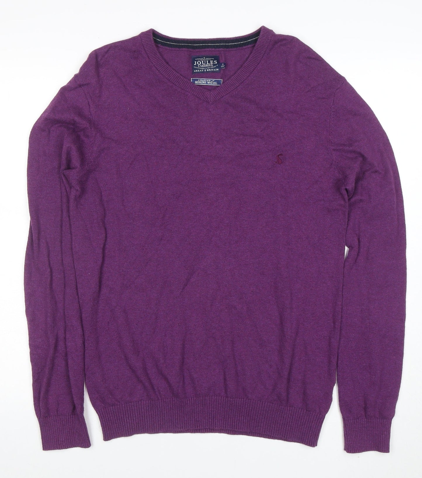 Mens UK Size S Joules Purple Pullover Jumper