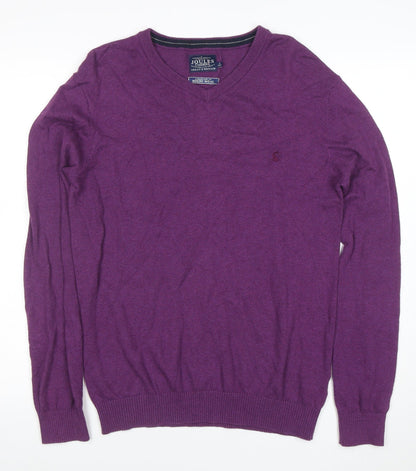 Mens UK Size S Joules Purple Pullover Jumper