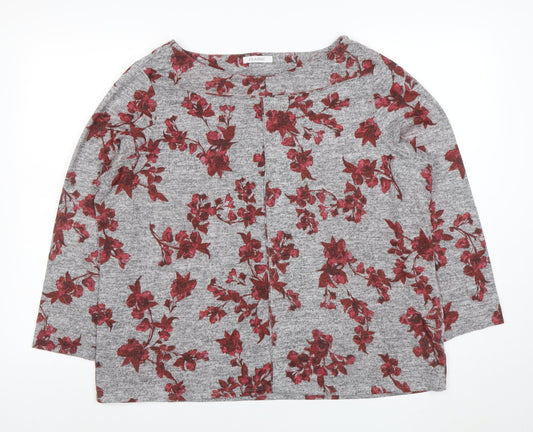 Womens UK Size 20 Marks and Spencer Grey Basic T-Shirt