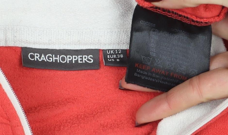Womens UK Size 12 Craghoppers Red Pullover Sweatshirt