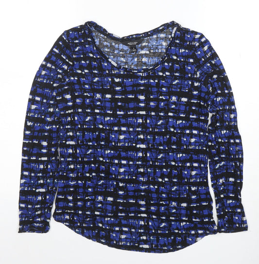 Womens UK Size S Simply Vera Vera Wang Blue Jersey T-Shirt
