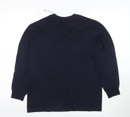 Boys UK Size 11-12 Years Harry Potter Blue Basic T-Shirt