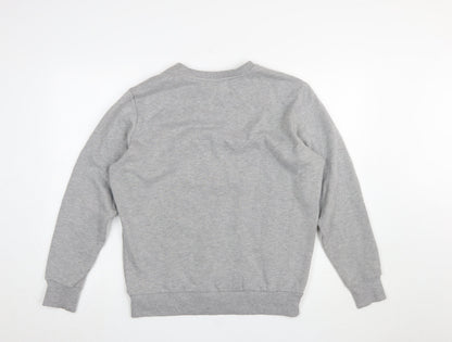 Womens UK Size L Pokémon Grey Pullover Sweatshirt