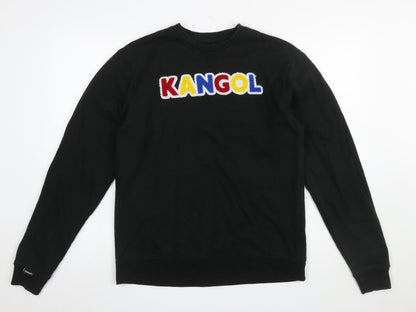 Mens UK Size XL Kangol Black Pullover Sweatshirt