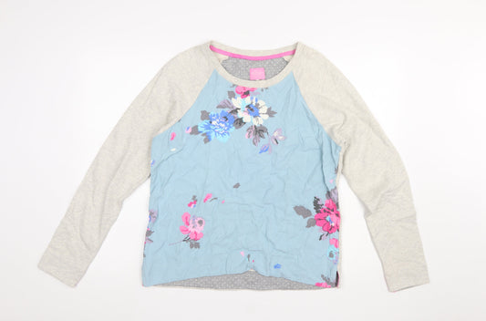 Womens UK Size 14 Joules Blue Pullover Sweatshirt
