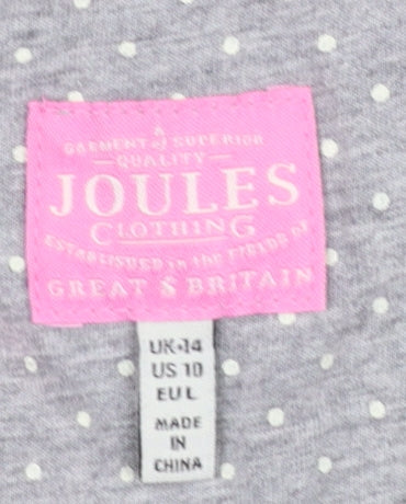 Womens UK Size 14 Joules Blue Pullover Sweatshirt