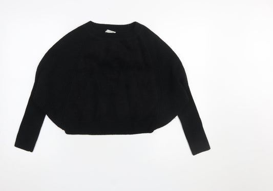 Womens UK Size M Selected Black Pullover Jumper
