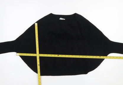 Womens UK Size M Selected Black Pullover Jumper