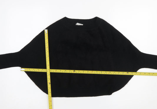 Womens UK Size M Selected Black Pullover Jumper