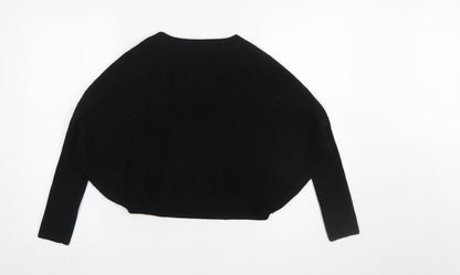 Womens UK Size M Selected Black Pullover Jumper