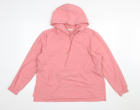 Womens UK Size L Damart Pink Pullover Hoodie