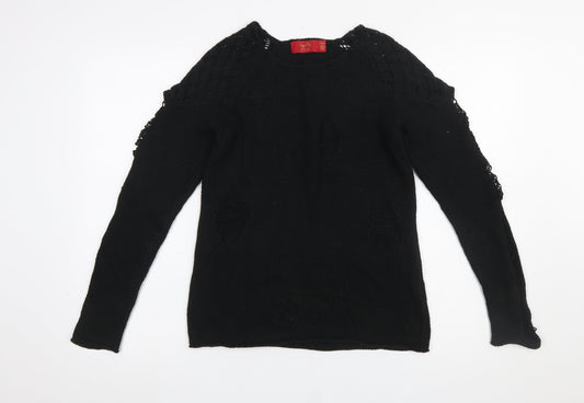 Womens UK Size 10 Tigerlily Black Pullover Jumper