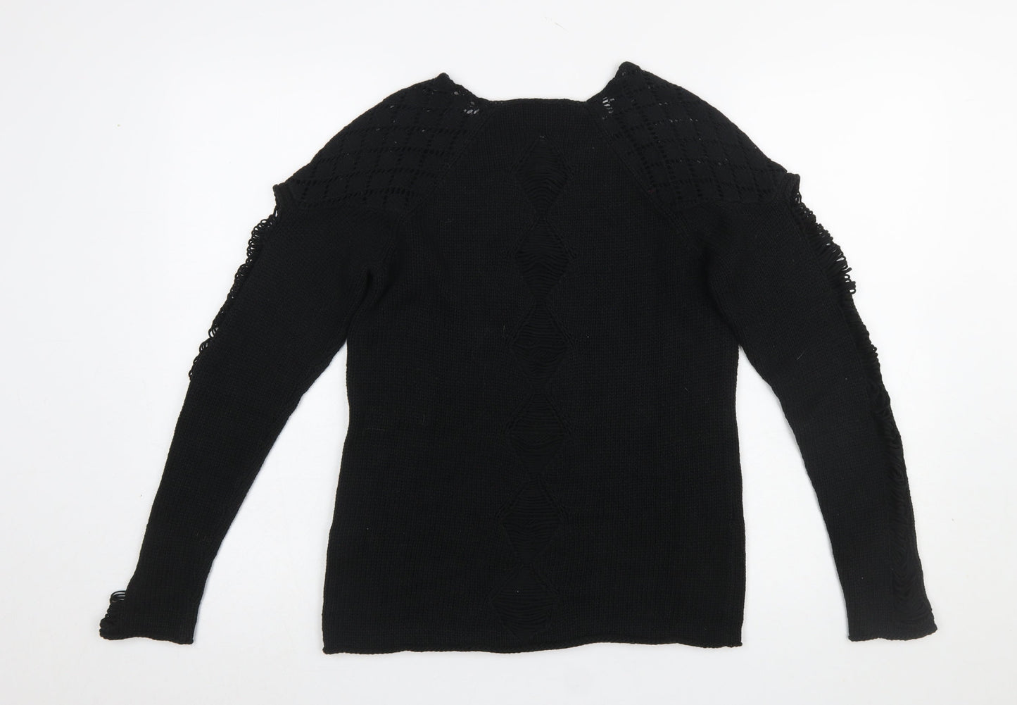 Womens UK Size 10 Tigerlily Black Pullover Jumper