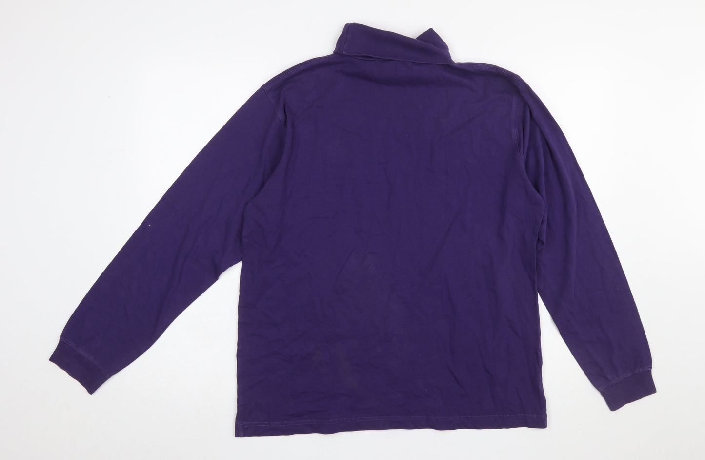 Mens UK Size M Cotton Traders Purple  T-Shirt