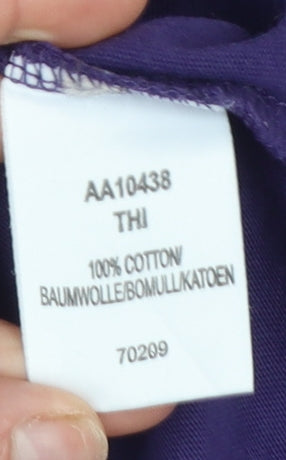 Mens UK Size M Cotton Traders Purple  T-Shirt