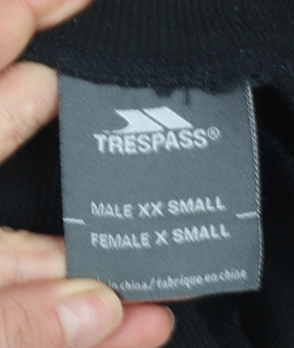 Womens UK Size XS Trespass Black Basic T-Shirt