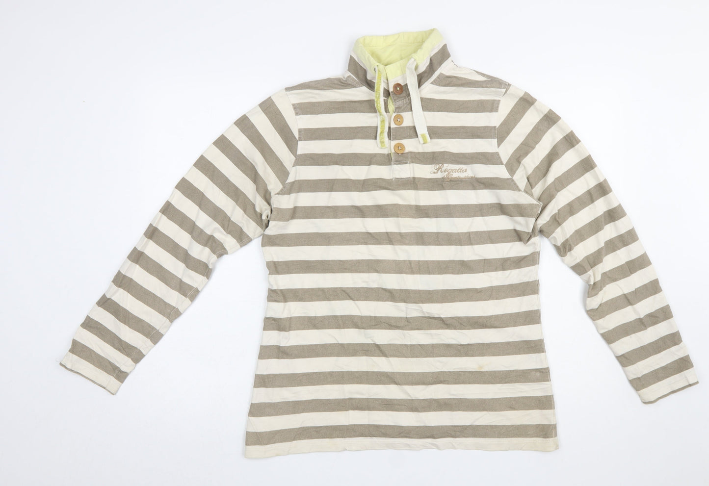 Womens UK Size 10 Regatta Beige Henley Sweatshirt