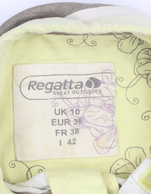 Womens UK Size 10 Regatta Beige Henley Sweatshirt