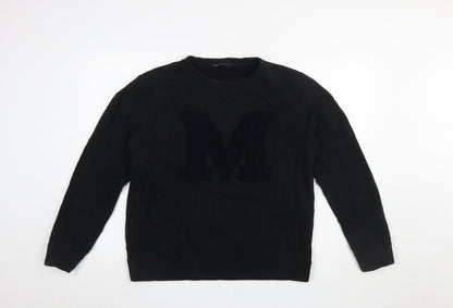 Mens UK Size M Moss Copenhagen Black Pullover Sweatshirt