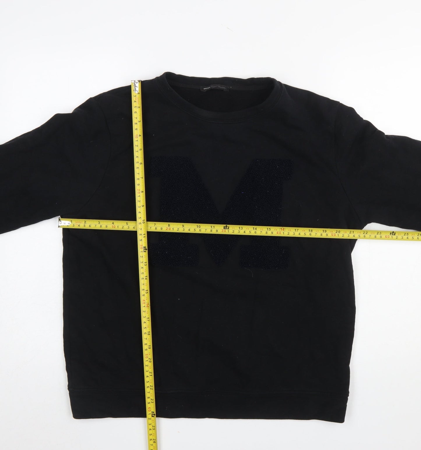 Mens UK Size M Moss Copenhagen Black Pullover Sweatshirt