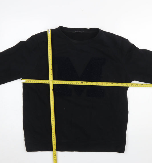 Mens UK Size M Moss Copenhagen Black Pullover Sweatshirt