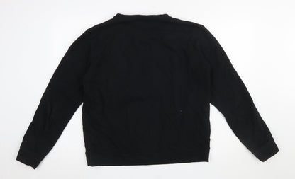 Mens UK Size M Moss Copenhagen Black Pullover Sweatshirt