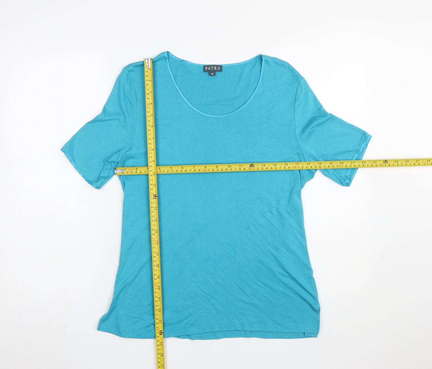 Womens UK Size M Patra Blue Basic T-Shirt