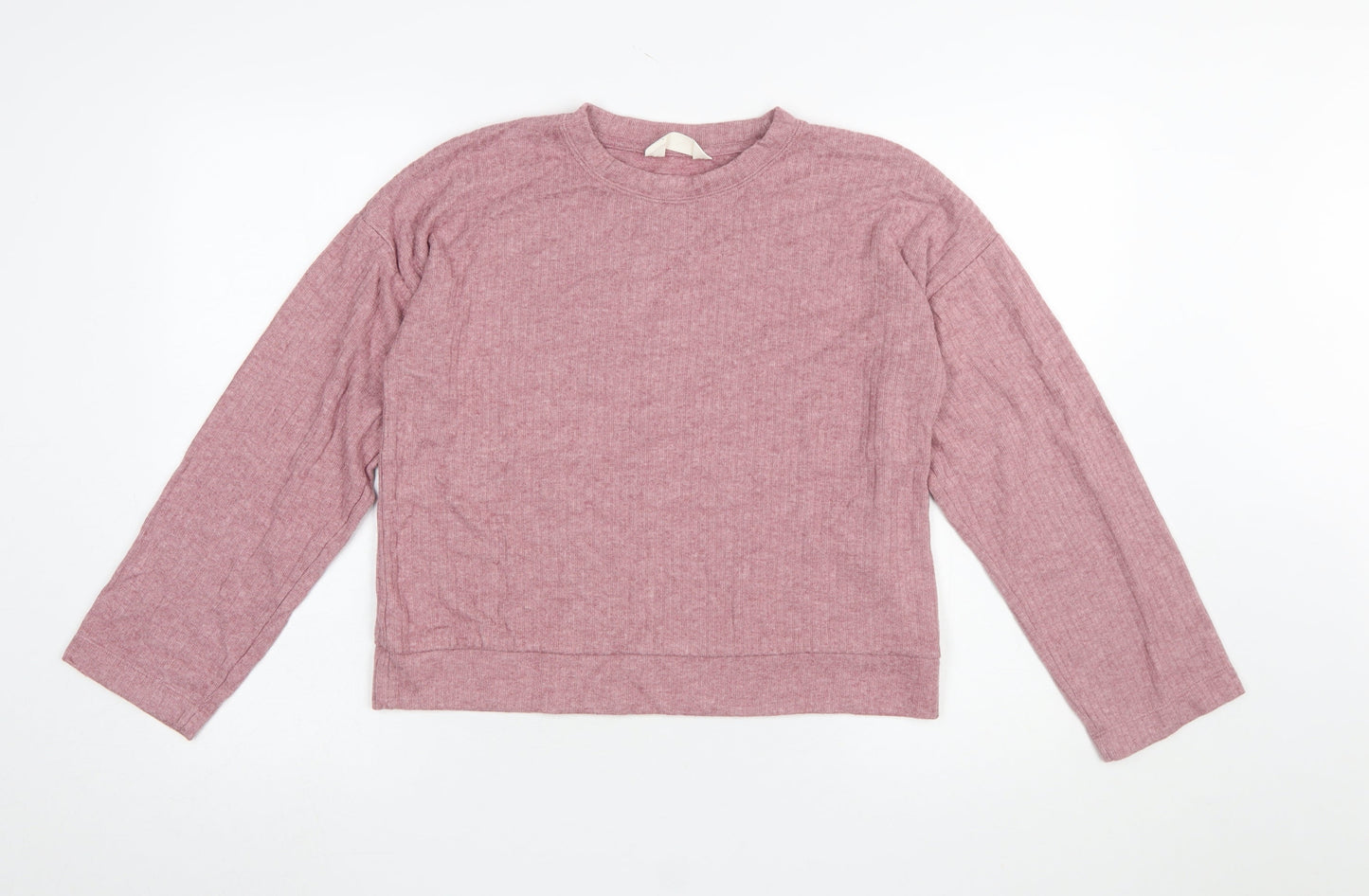Womens UK Size S Marks and Spencer Pink Pullover Sweatshirt