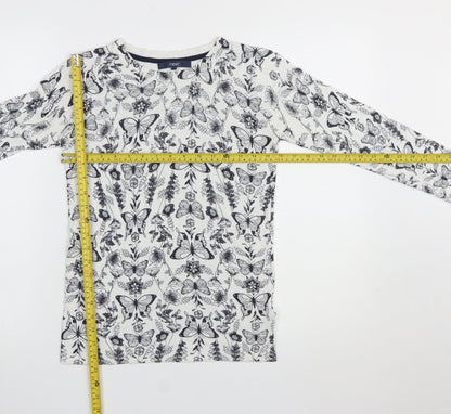 Womens UK Size 8 NEXT White Pullover Jumper