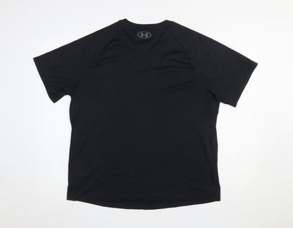 Under Armour Men's Black Tech Tee Short Sleeve Sports T-Shirt Size L