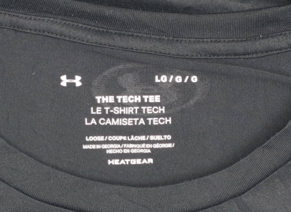 Under Armour Men's Black Tech Tee Short Sleeve Sports T-Shirt Size L