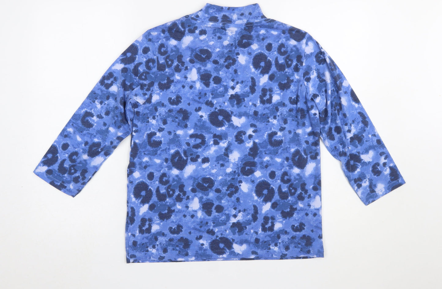 Womens UK Size S Honor Millburn Blue Basic T-Shirt