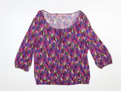 Womens UK Size 14 Phase Eight Multicoloured Tunic Blouse