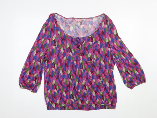 Womens UK Size 14 Phase Eight Multicoloured Tunic Blouse